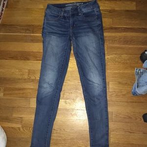 American Eagle Super Stretch Dark Wash Jeggings